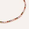 bracciale tennis silver rainbow argento rosa cubic zirconia collezione silver rainbow rosa