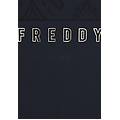 Freddy Felpa Cappuccio Con Fondo Asimmetrico E Dettagli Floreali