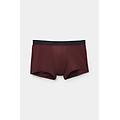 boxer in microfibra con logo uomo bordeaux taglia 6