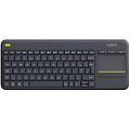 Logitech K400 Tastiera Wireless Qwerty Con Touch Pad Colore Nero