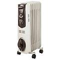 radiatore elettrico soler & palau sahara-2503 2500 w compatto con controllo rotativo e ruote