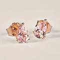 orecchini lobo jasmine oro rosa morganite collezione jasmine oro rosa