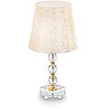 queen tl1 medium e27 oro lampada da tavolo