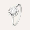 anello solitario silver elegance argento rodiato cubic zirconia collezione silver elegance misura 48