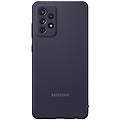 Samsung Custodia Cover In Silicone Nera Per Galaxy A72