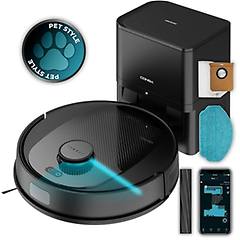 cecotec robot aspirapolvere e lavapavimenti conga 7690 immortal max home. 500pa con base autosvuotante e