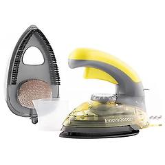innovagoods ferro da stiro a vapore velyron mini 800 w giallo/grigio