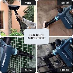 Ariete - Pistola A Vapore 4137 Vapor Jet-blu