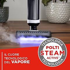 Polti - Lavapavimenti Rollysteam Wd10-bianco/nero