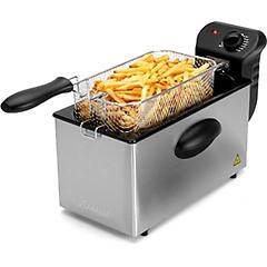 bomann fr 2264 cb 2000 w 3 litri 44 decibel acciaio inossidabile grigio
