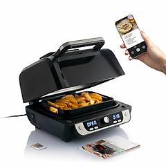 innovagoods - friggitrice ad aria 12-in-1 fryinn 6000 cucina sana e veloce 6l 3400w 12 programmi con display