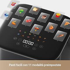 dreame friggitrice ad aria aerochef fd10 pro 6l nera