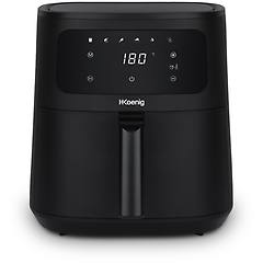 hkoenig friggitrice ad aria h koenig fry840 con 5 programmi 4l 1300w nero