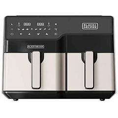 Black And Decker Friggitrice Ad Aria Bxaf9000e 9l 2500w Doppia Vasca