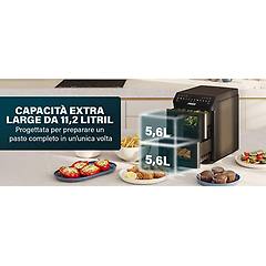 Princess Friggitrice Ad Aria Verticale Doppio Cestello 11.