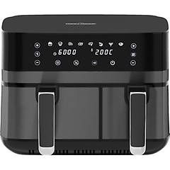 proficook friggitrice ad aria calda sistema ready simultaneo 9 litri friggitrice ad aria calda a 2 camere