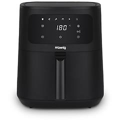 hkoenig h. koenig fry860 friggitrice ad aria capacit&agrave; 6 l max potenza 1500 w nero