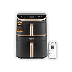 cosori turbo tower pro smart friggitrice ad aria capacit&agrave; 10 8 l max potenza 2630 w nero e oro