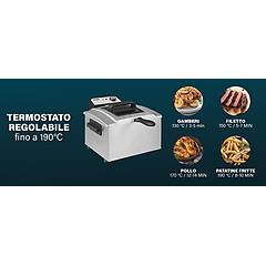 Princess Friggitrice Tradizionale 184090 5l 3270w Acciaio