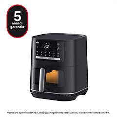 braun friggitrice ad aria multifry 5 hf5075ibk nero opaco