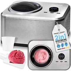 Proficook - Pc-icm 1268 Gelatiera Compressore 1 5 L 150 W