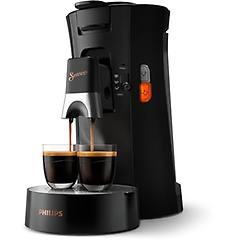 philips senseo select csa240 61 macchina da caffe con cialde nera