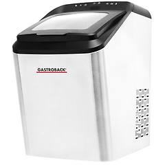 gastroback - bartender pro macchina per ghiaccio portatile 145 w nero acciaio inox