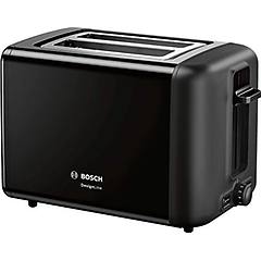 Bosch Designline Tostapane Compatto 2 Scomparti Nero