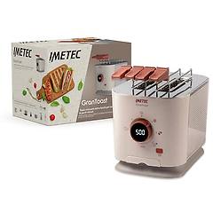 imetec grantoast tostapane 2 fette xl con pinze apribili