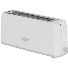 solac - tostapane buon giorno 800w fessura lunga 6 livelli di tostatura sistema di autoallineamento