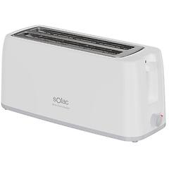 solac - tostapane buon giorno double 1200w due fessure larghe selettore a 6 livelli sistema di