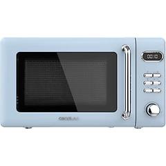 cecotec proclean 5110 microonde retro con grill 20l 700w blu