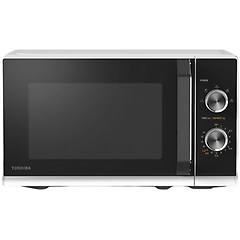 toshiba forno a microonde mw3-mm20pf da 20 litri e 800 w con 5 livelli di potenza e scongelamento