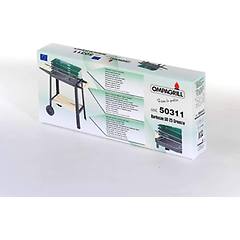 Ompagrill 50-25 Green/w Barbecue A Carbone