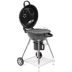 Sochef Barbecue A Carbone Pupo 47 Nero Con Coperchio