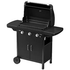 Marca Non Specificata Campingaz Plancha Ex3 Con Coperchio Su Carrello