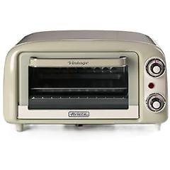 ariete forno elettrico vintage 3919 beige 800w 10l con doppio vetro