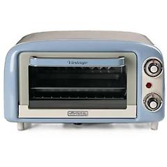 ariete 3919 forno elettrico vintage 800w capacita 10l doppio vetro retro celeste