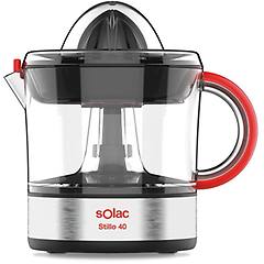solac spremiagrumi elettrico stillo 40 0 7 l 40 w nero argento