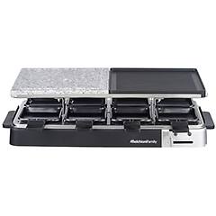 Melchioni 118380036 Olimpia Set Piastra E Pietra Per Raclette