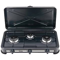 ardes arde odino 3 fornello gpl 3 fuochi 2900w con coperchio nero