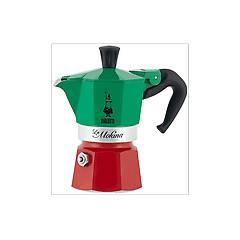 Bialetti La Mokina Italia Tricolore Caffettiera 1-2 Tazza