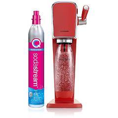 sodastream gasatore art mandarin con bottiglia e ricarica