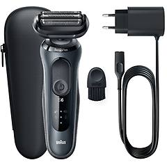 Braun Series 6 61-n1000s Rasoio Nero Grigio
