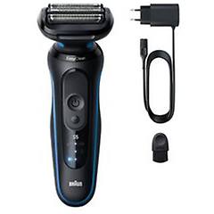 Braun Series 5 52-b1000s Rasoio Elettrico Nero Blu Batteria