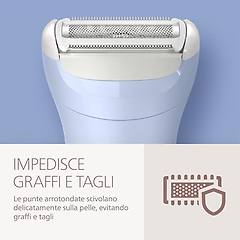 Philips - Depilatore Serie 6000 Brl127/00-azzurro