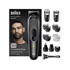 Braun - Regolabarba Mgk7470-nero Opaco