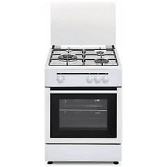 Vitrokitchen - Cucina Elettrica Cb5530bb 3 Fuochi A Gas Forno