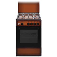 ducati sd554bg cucina a gas libera installazione 4 fuochi con forno a gas 49 litri 50x50 cm marrone