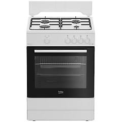 Beko Fbg62010dw Cucina 60x60 Fornogas 4f Bianca Coperchio